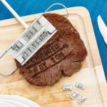 17" BBQ Meat Branding Iron With Interchangeable Personalize Alphabet Letters - Image 7