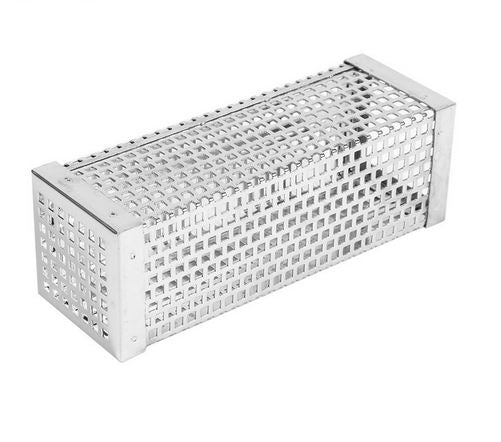 2251820.jpg 6" Square Wood Chip BBQ Grill Smoker Box - Image 1