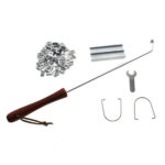 17" BBQ Meat Branding Iron With Interchangeable Personalize Alphabet Letters - Image 4