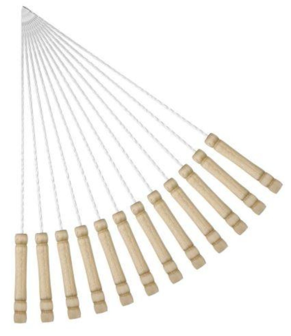 39_58f8911d-2063-4e58-ba59-ff4ae30c09e5.jpg 12" BBQ Shish Kebab Skewers | 10 PC Set - Image 1