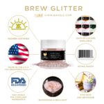 Rose Gold Brew Glitter | Food Grade Beverage Glitter - Image 4