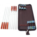 7 PC Set 19" Skewer Gift Set With Case - Image 2